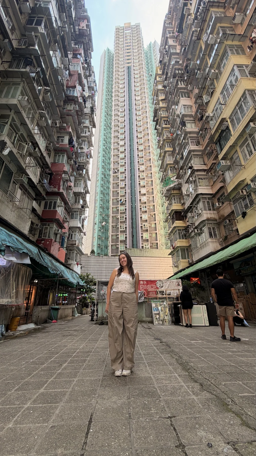 El entorno residencial del Monster Building, en Quarry Bay.